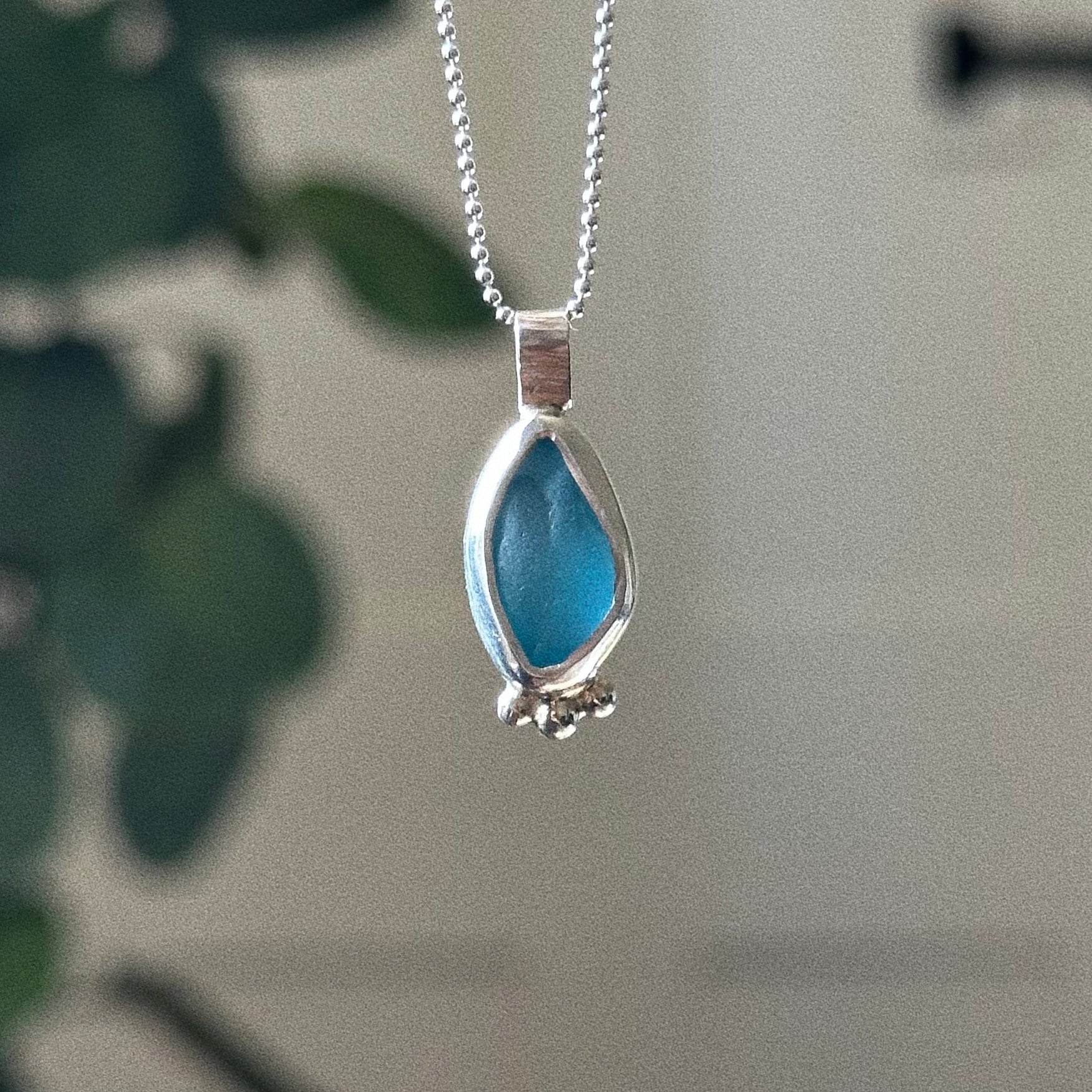 Artefact sea glass necklace No. 5
