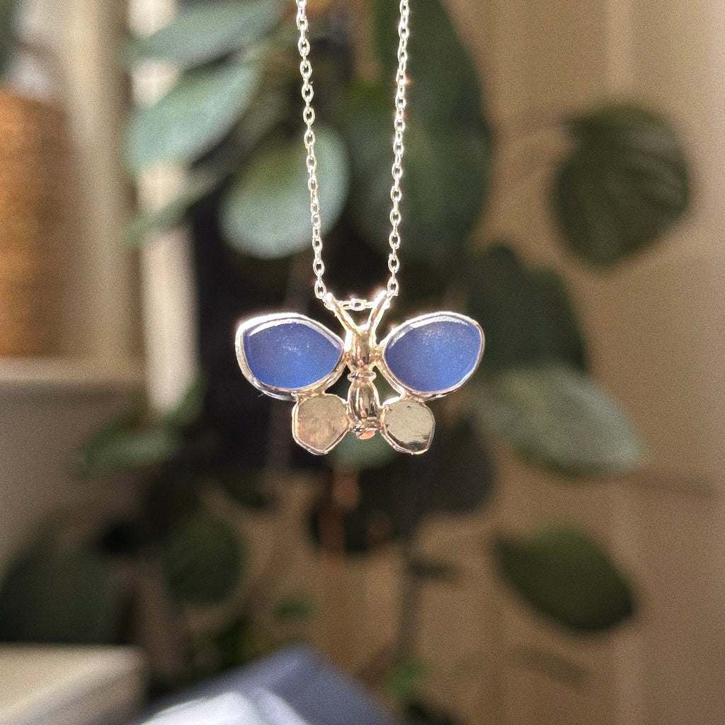 Sea glass butterfly