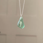 Whale shark silhouette pendant No. 1