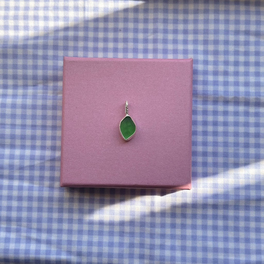 Sea glass leaf