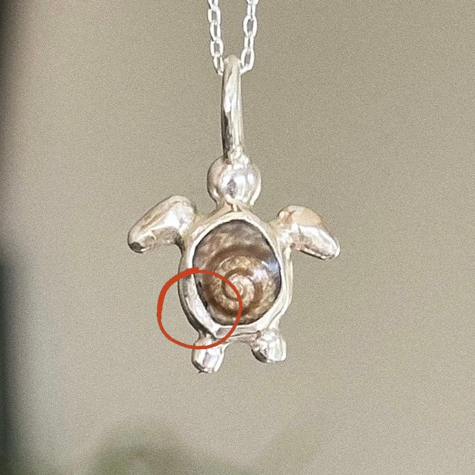 *Imperfect* Turtle pendant
