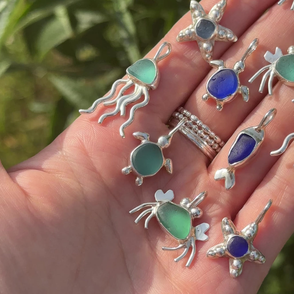 Sea glass starfish No. 2